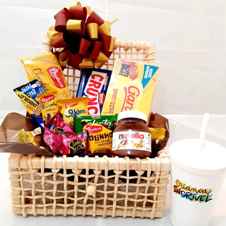Cesta de Chocolates  Crian�a Feliz