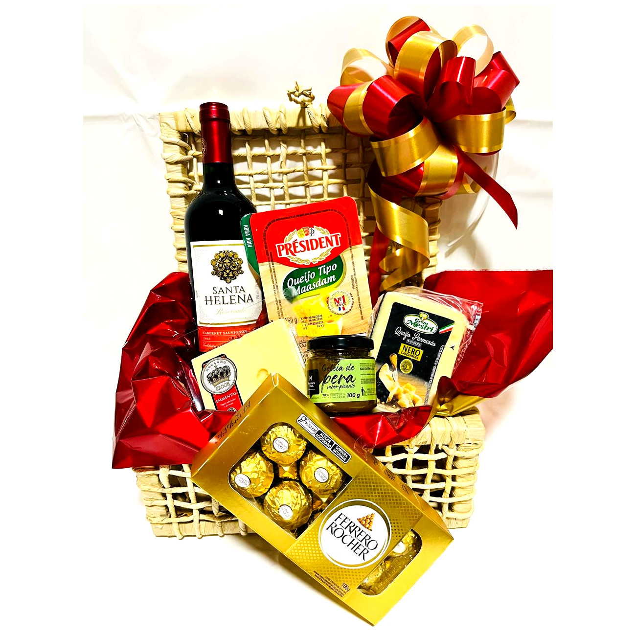 Cesta de Queijo e Vinho - Degusta��o