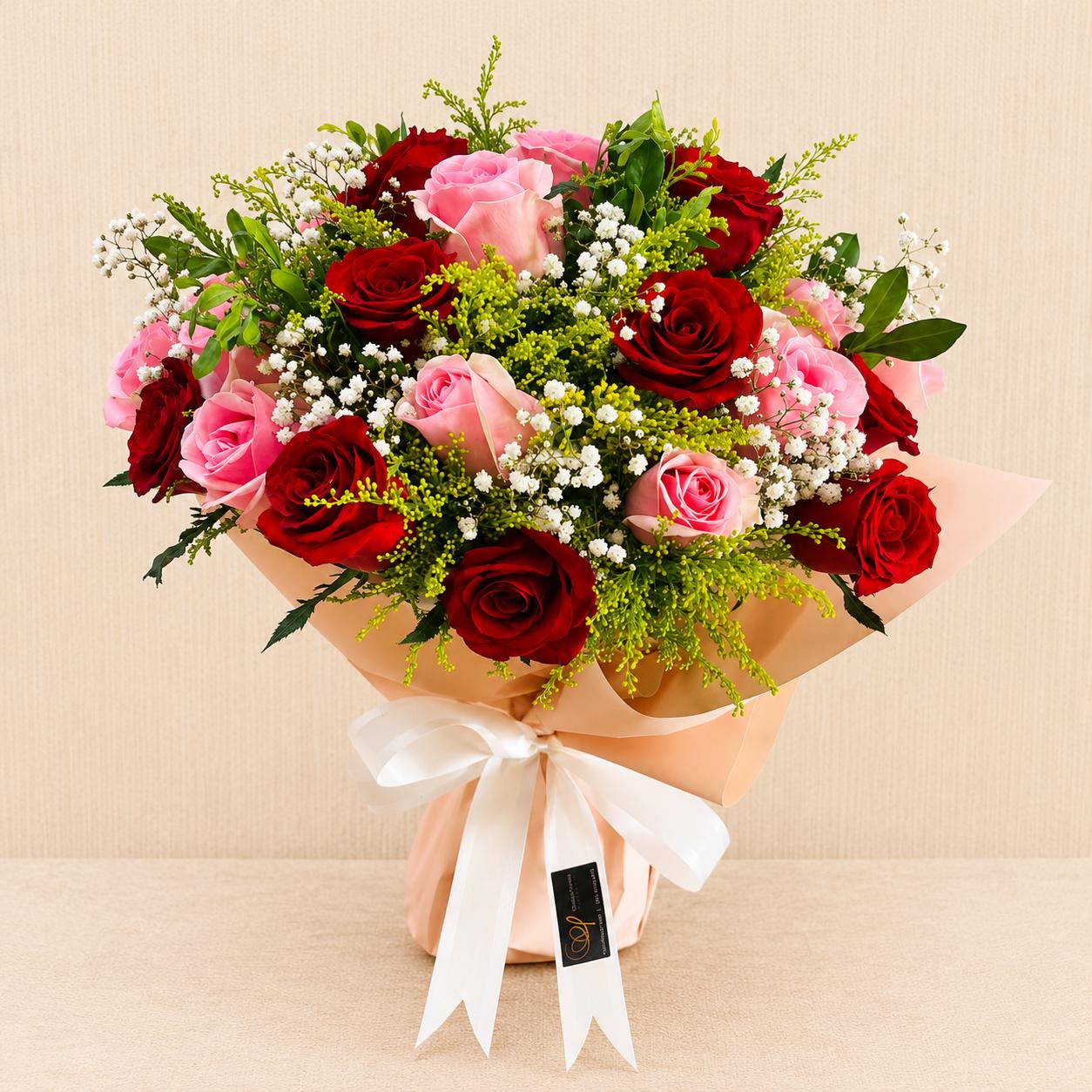 Buque de 32 Rosas - 2 Cores